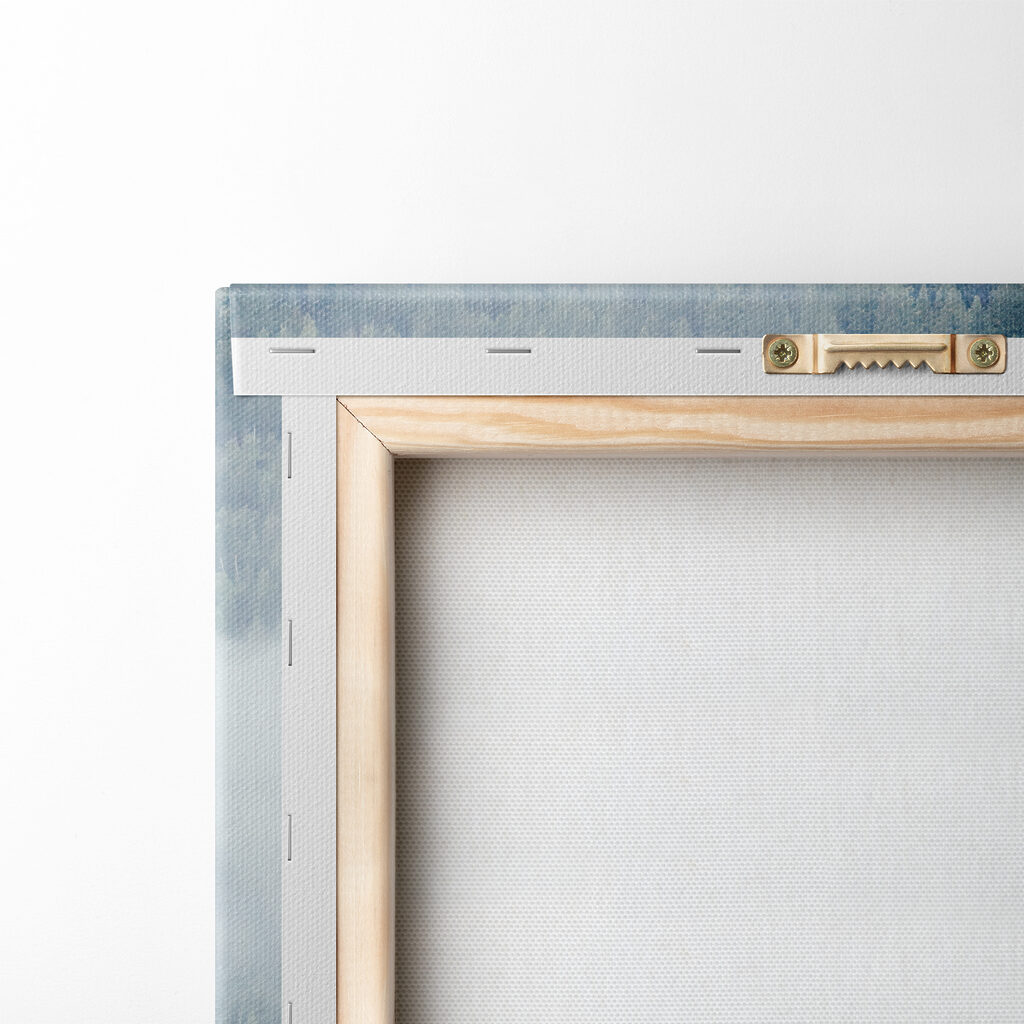 Forest with fog and clouds Forest with fog and clouds