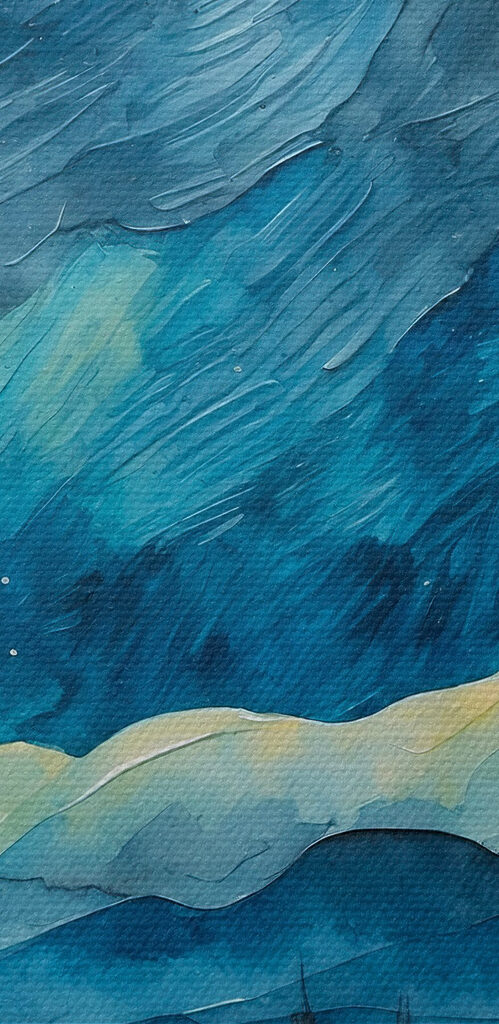 Watercolor of a city at night Watercolor of a city at night