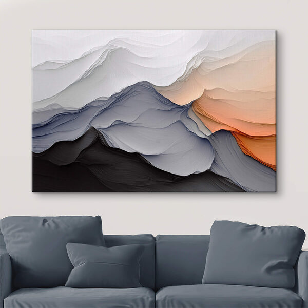 White and black mountains White and black mountains