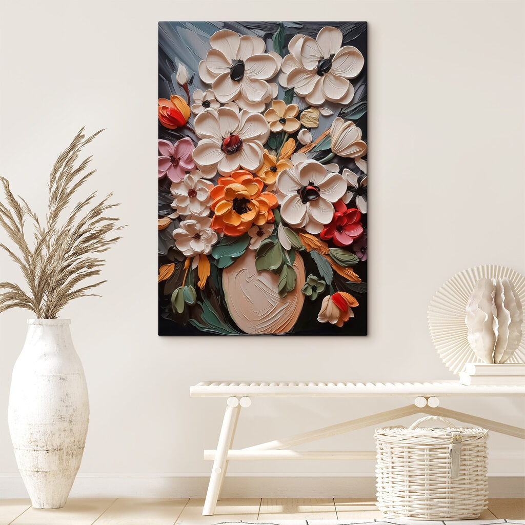 Colorful bouquet in vibrant display Colorful bouquet in vibrant display