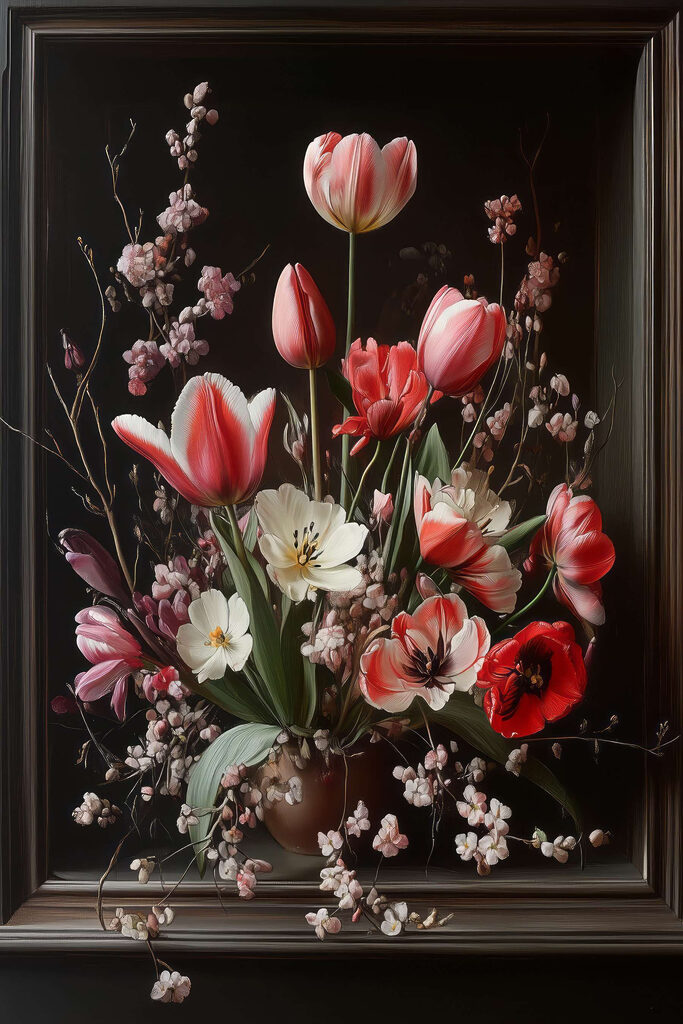 Bouquet of flowers in a vase Bouquet of flowers in a vase