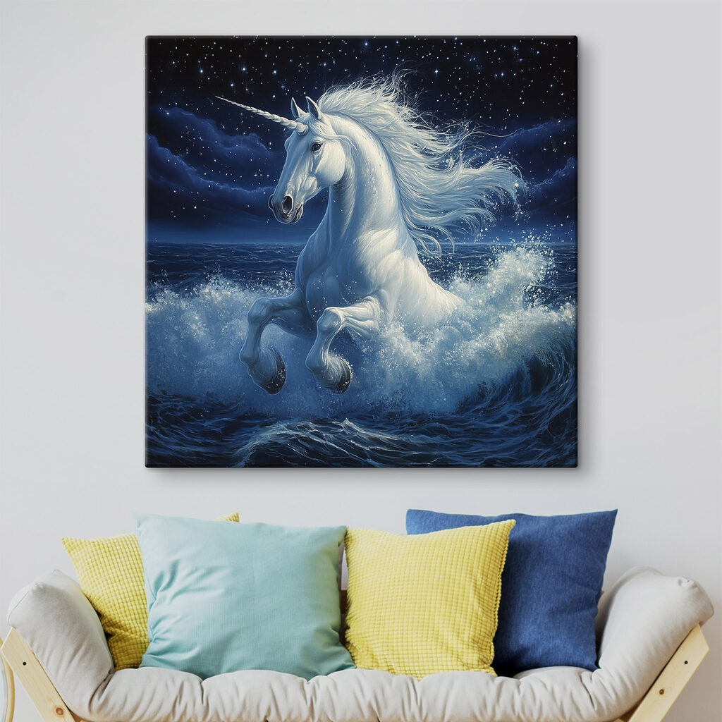 Unicorn in the water