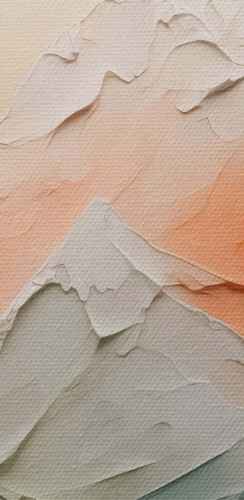 Painting of a mountain range Painting of a mountain range