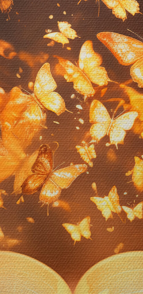 Book with butterflies flying out of it