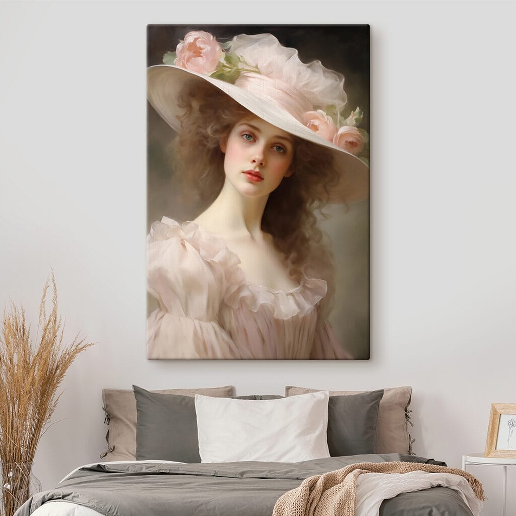 Woman in a hat