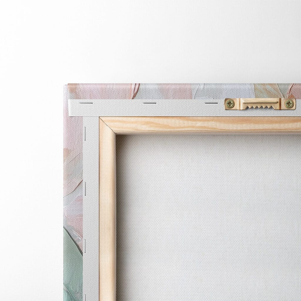 Painting of flowers on a canvas Painting of flowers on a canvas