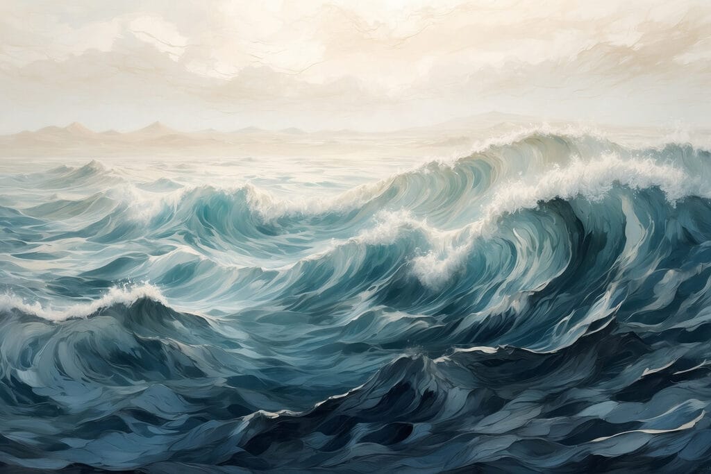 Large waves in the ocean