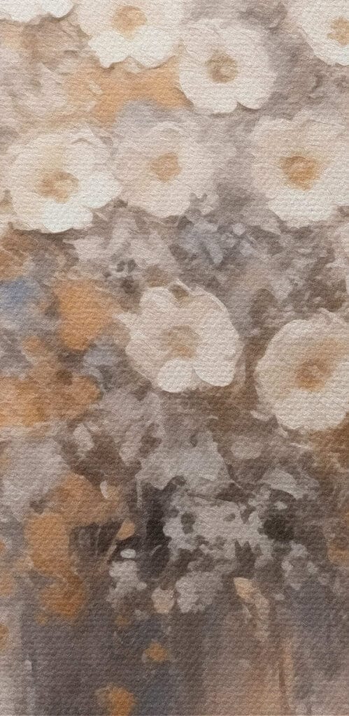 Painting of flowers in a vase Painting of flowers in a vase