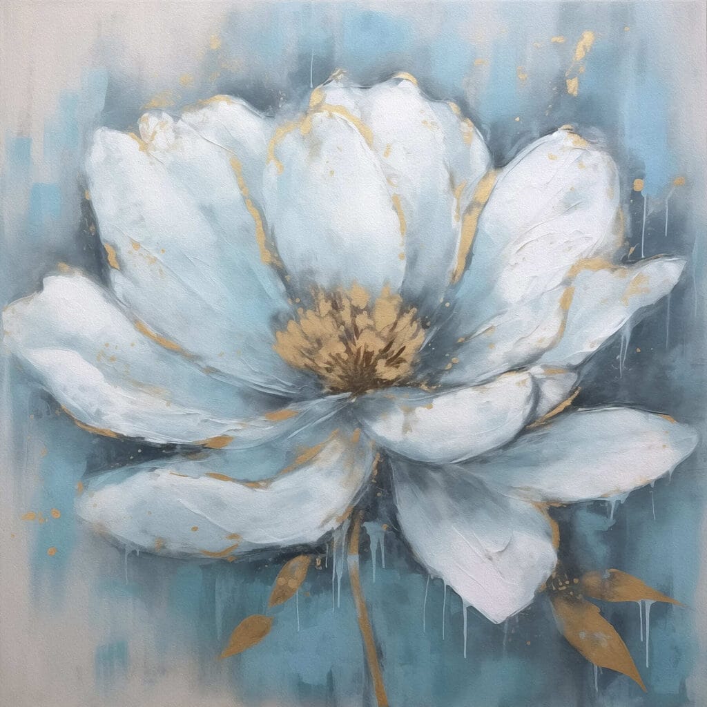 Delicate bloom against a soft backdrop