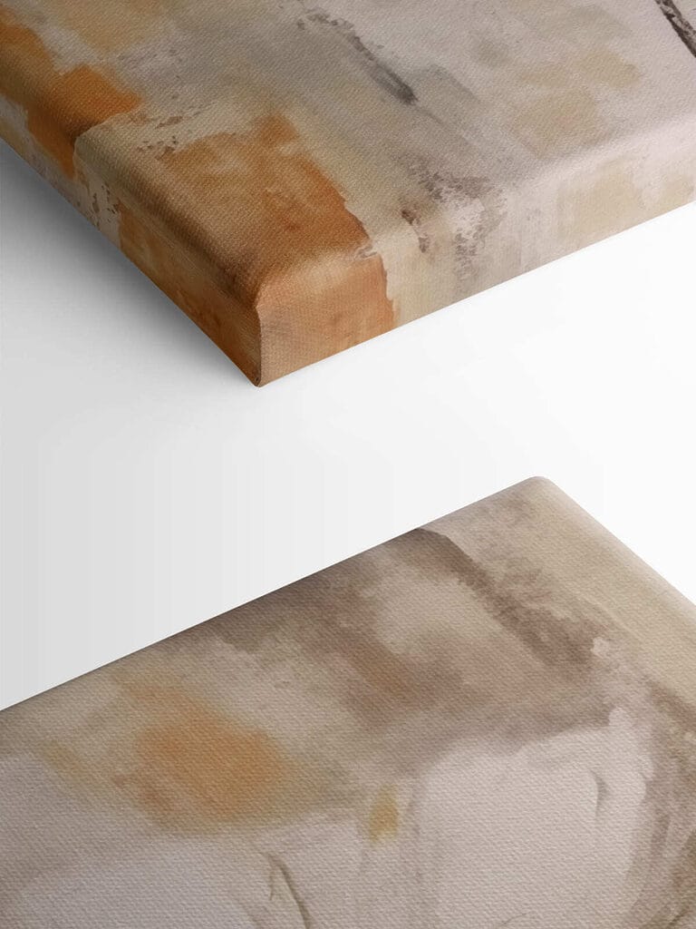 White flower with brown center