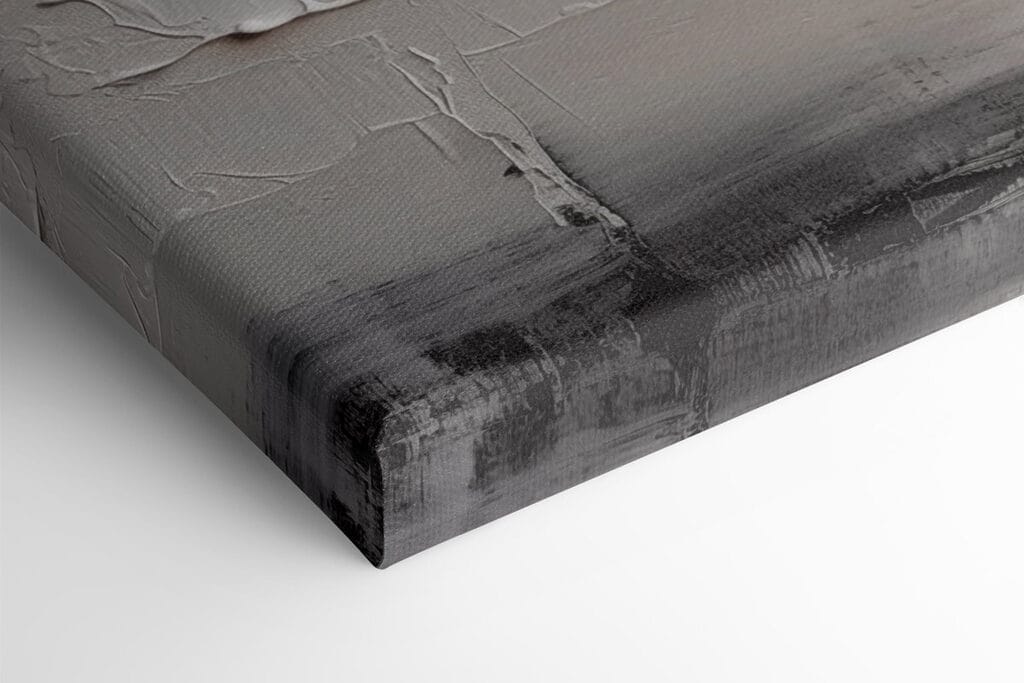 White and black wall