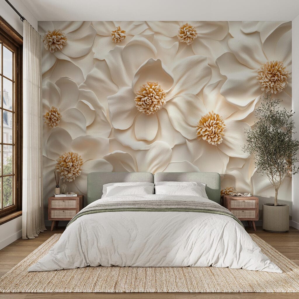 Group of white flowers