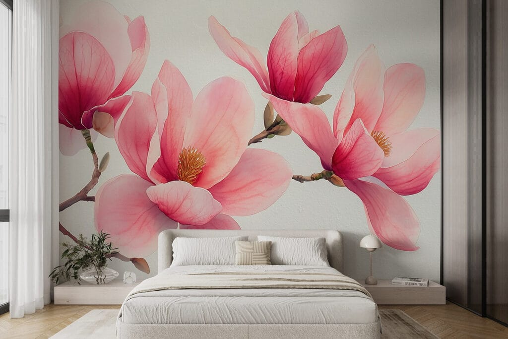 Group of pink flowers