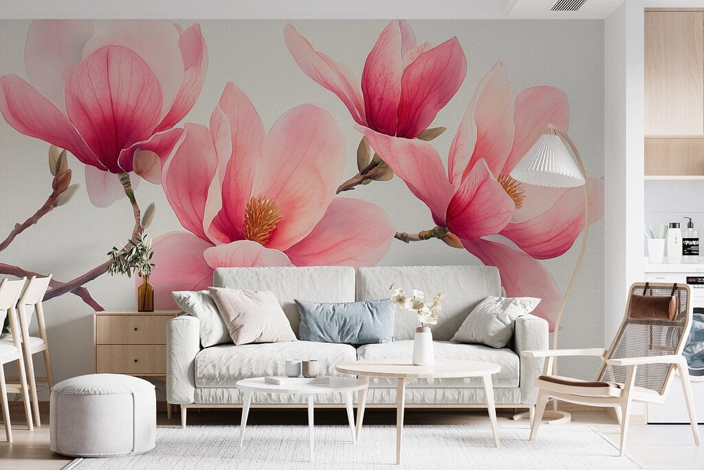 Group of pink flowers