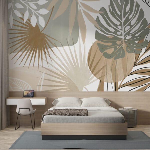 Inspirowany naturą abstrakcyjny wzór botaniczny Inspirowany naturą abstrakcyjny wzór botaniczny