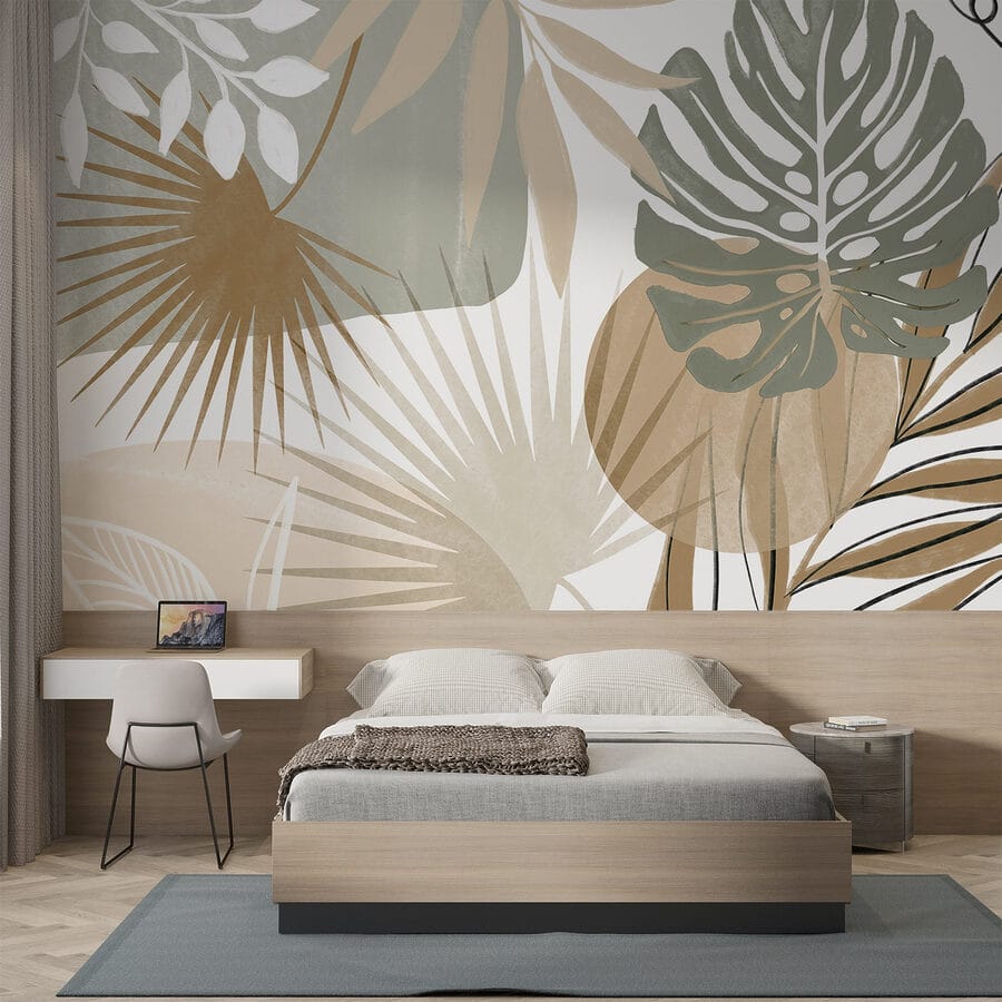 Inspirowany naturą abstrakcyjny wzór botaniczny Inspirowany naturą abstrakcyjny wzór botaniczny