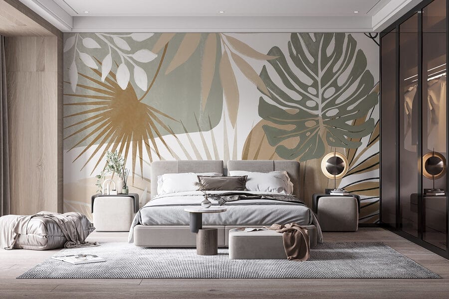 Inspirowany naturą abstrakcyjny wzór botaniczny Inspirowany naturą abstrakcyjny wzór botaniczny