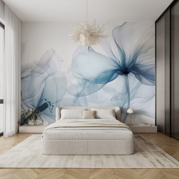 Delicate floral shades in soft hues