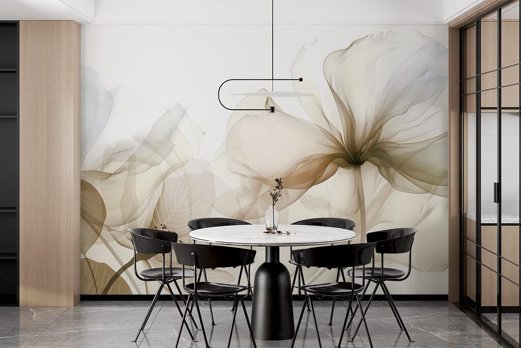 Delicate petals in soft hues