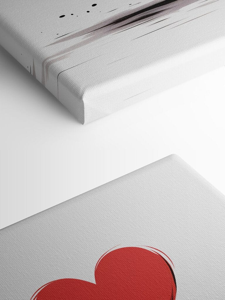 Girl holding a heart shaped balloon