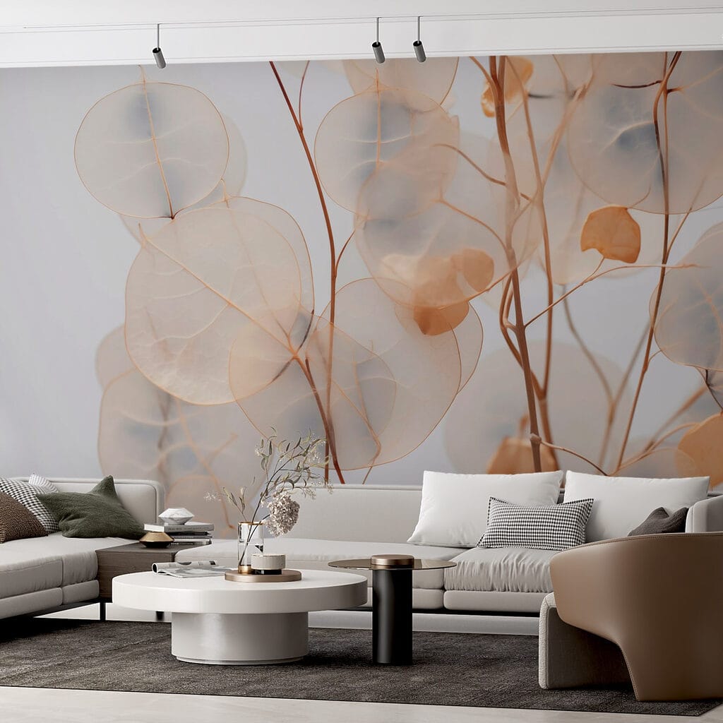 Delicate leaves in soft tones Delicate leaves in soft tones