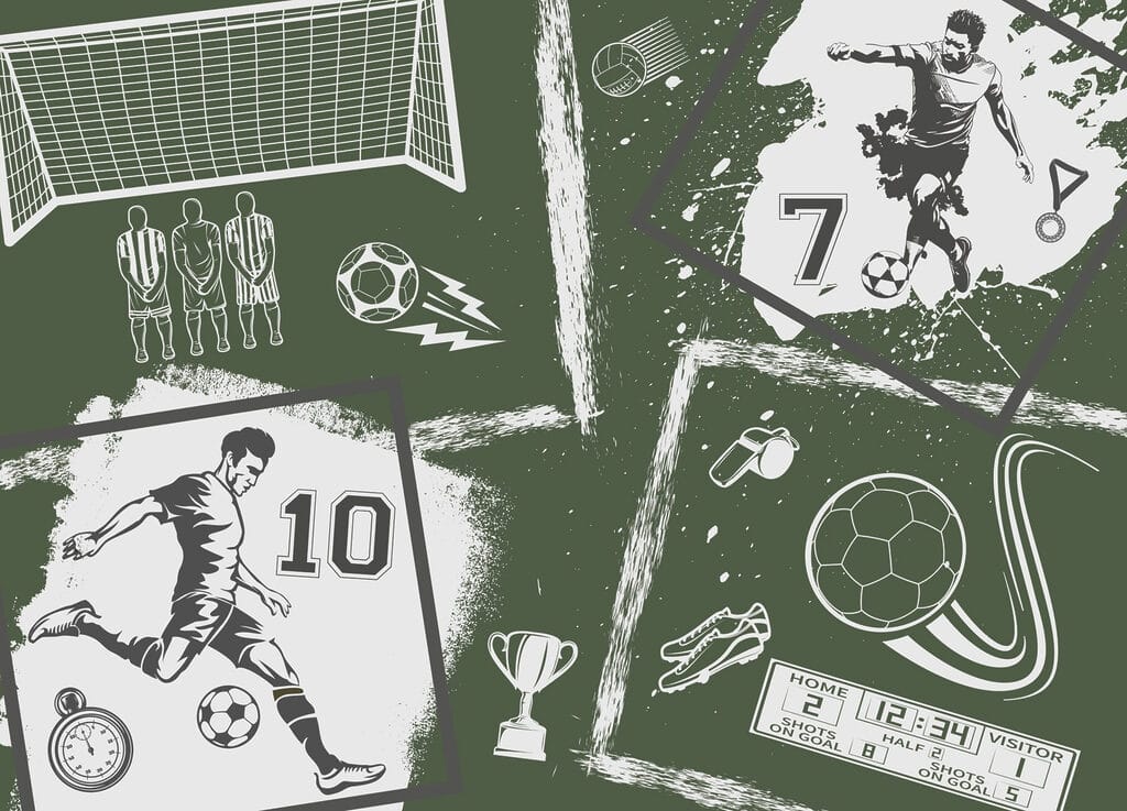 Kolaż różnych zdjęć sportowych Kolaż różnych zdjęć sportowych