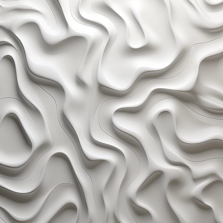 Canvas prints White surface with wavy lines
