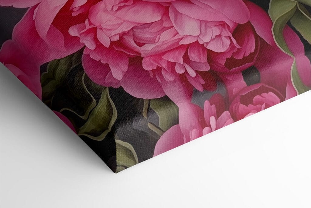 Delicate blooms in soft pink hues