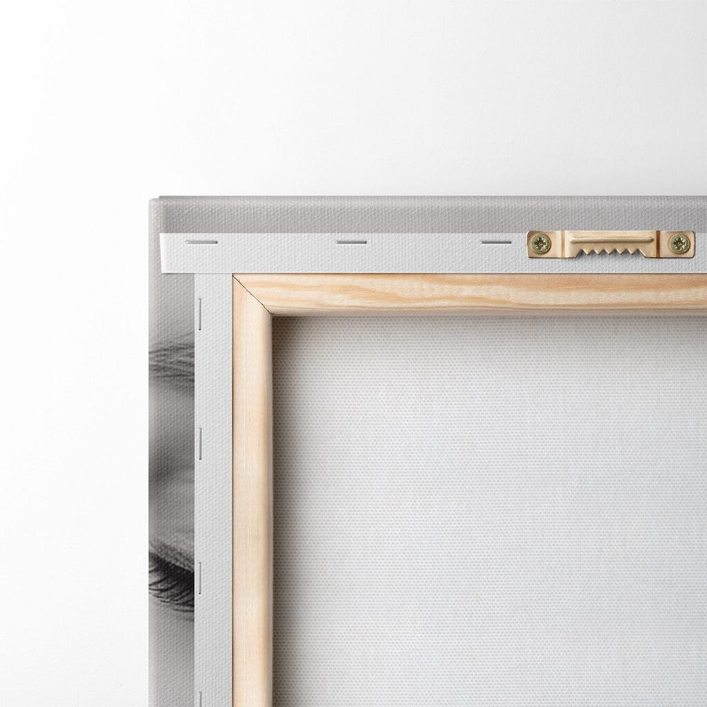 Woman's face and half of a face