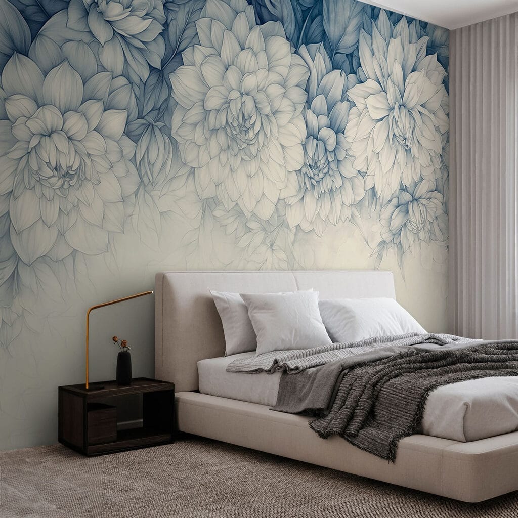 Delicate blooms in soft hues