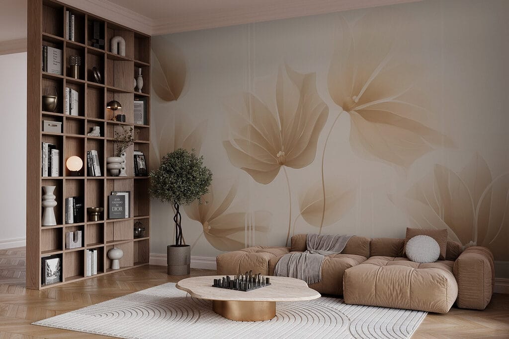 Delicate leaves in soft hues Delicate leaves in soft hues