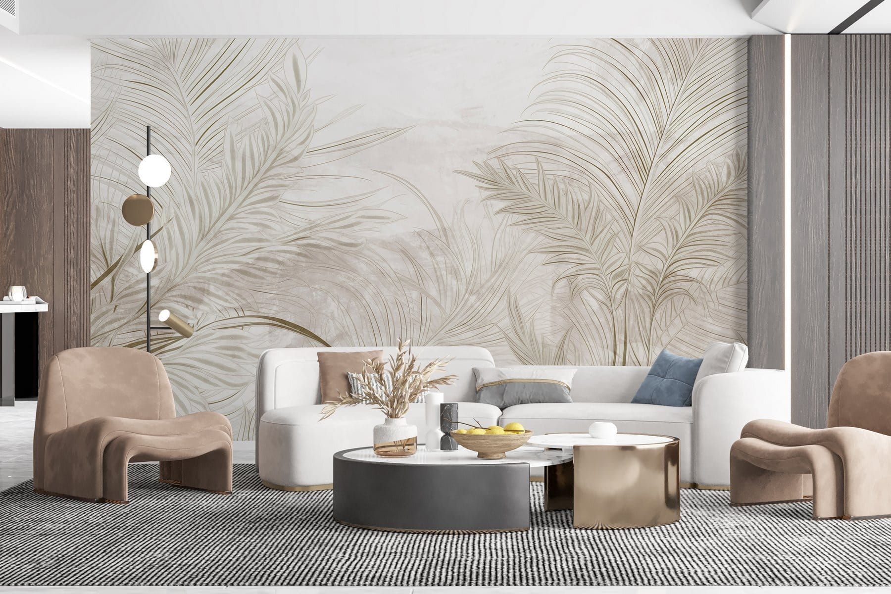 White background with leaves White background with leaves