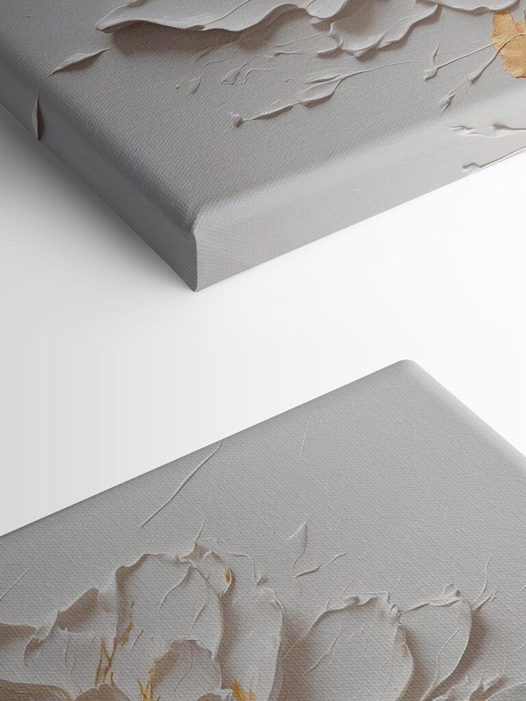 Elegant flower in soft textures