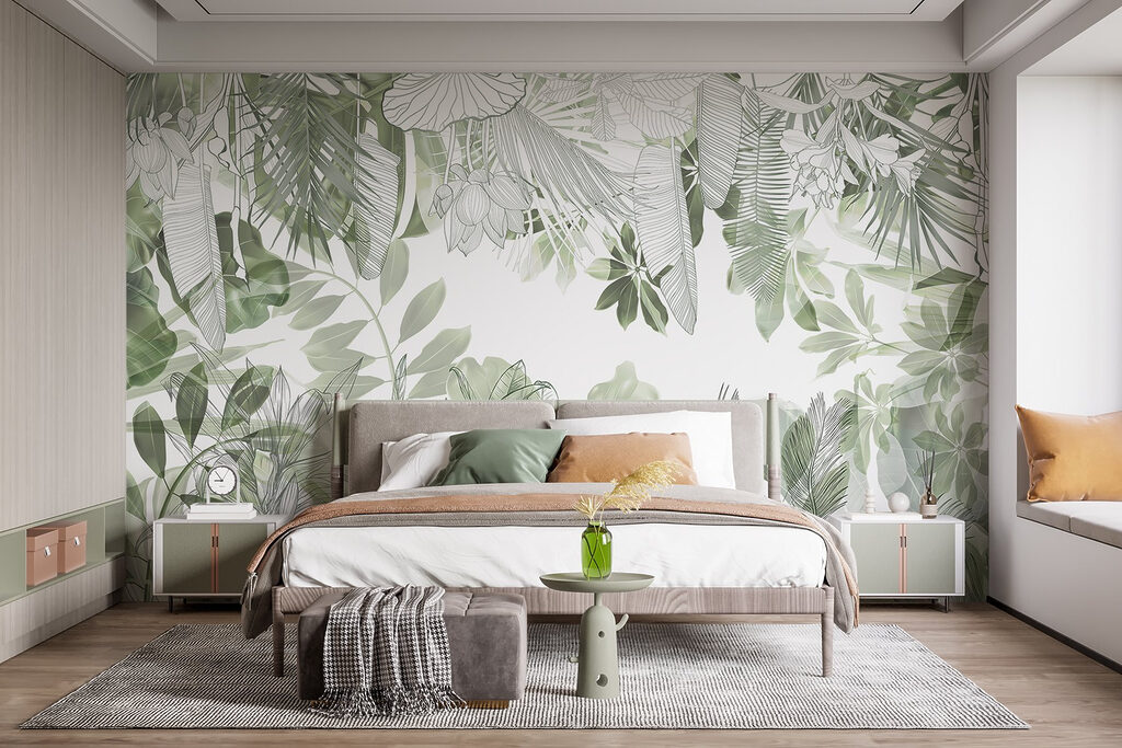 Botanical beauty in soft greens