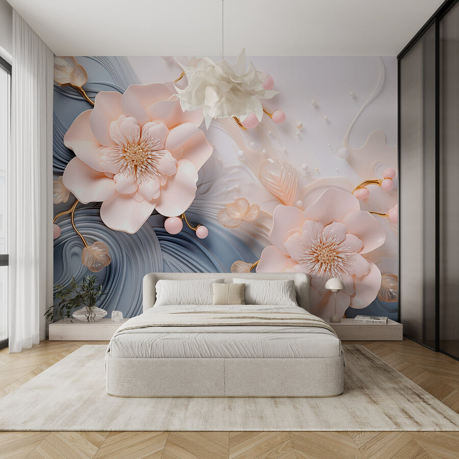 Elegant floral design in soft tones Elegant floral design in soft tones
