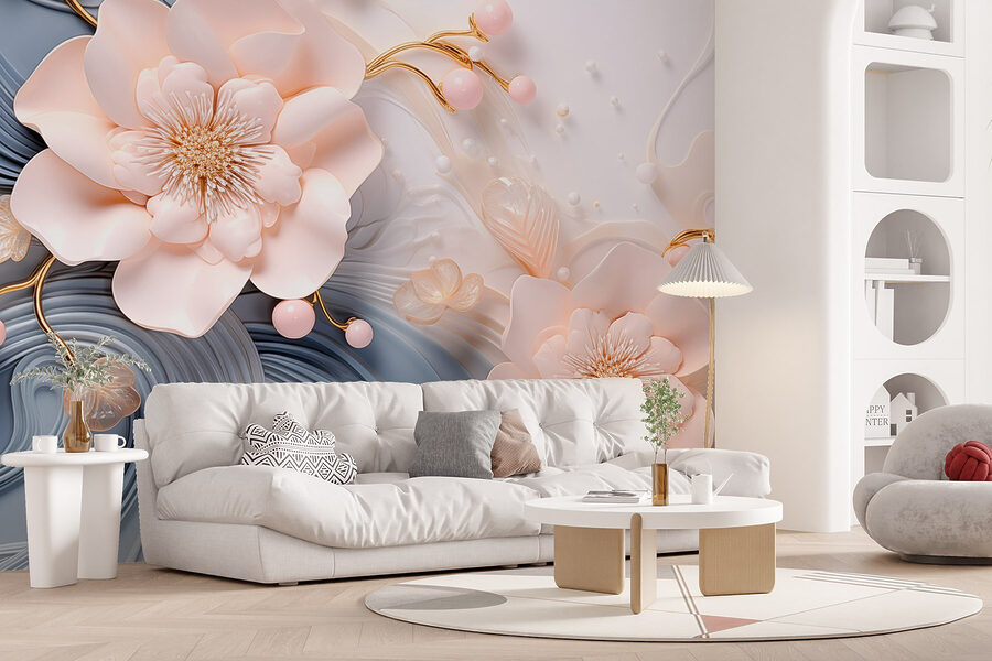 Elegant floral design in soft tones Elegant floral design in soft tones