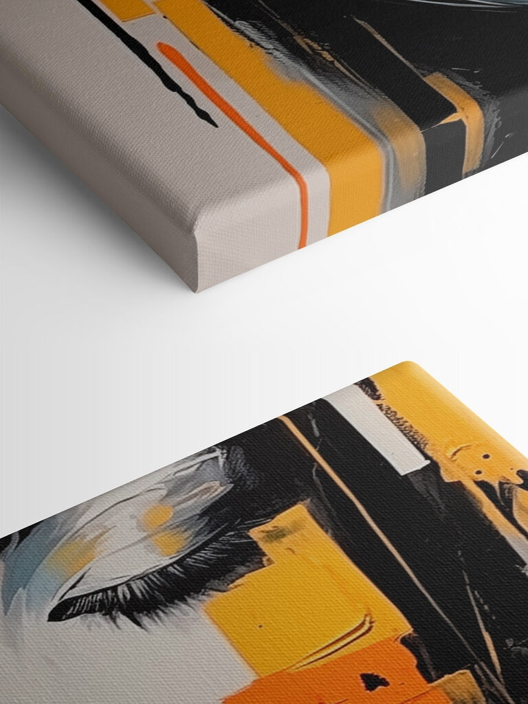 Painting of a woman's face Painting of a woman's face