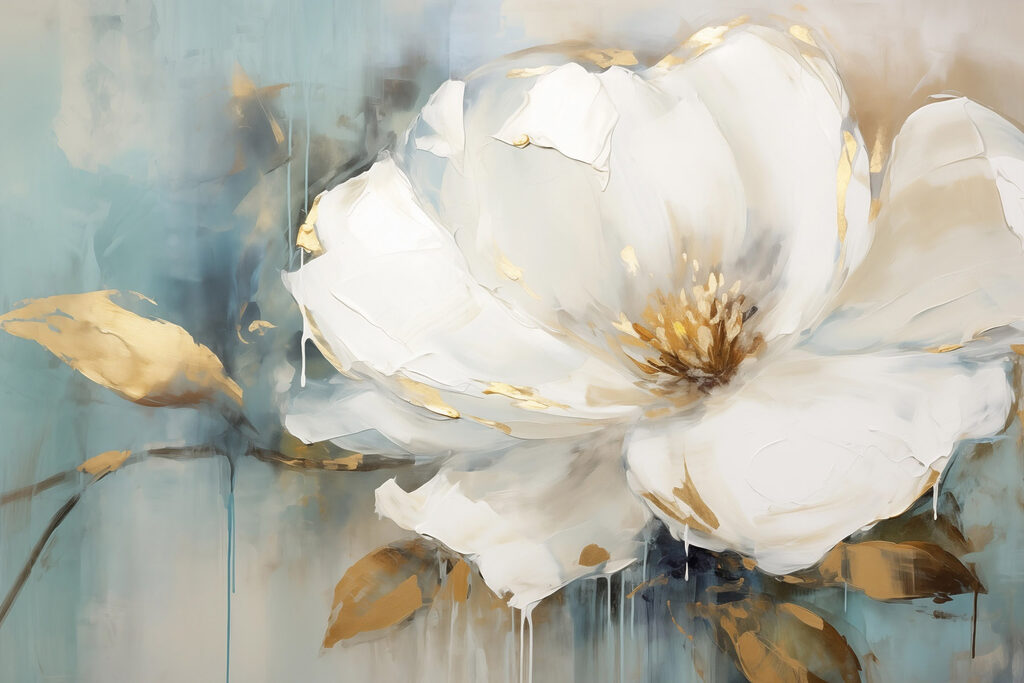 Delicate bloom in soft hues