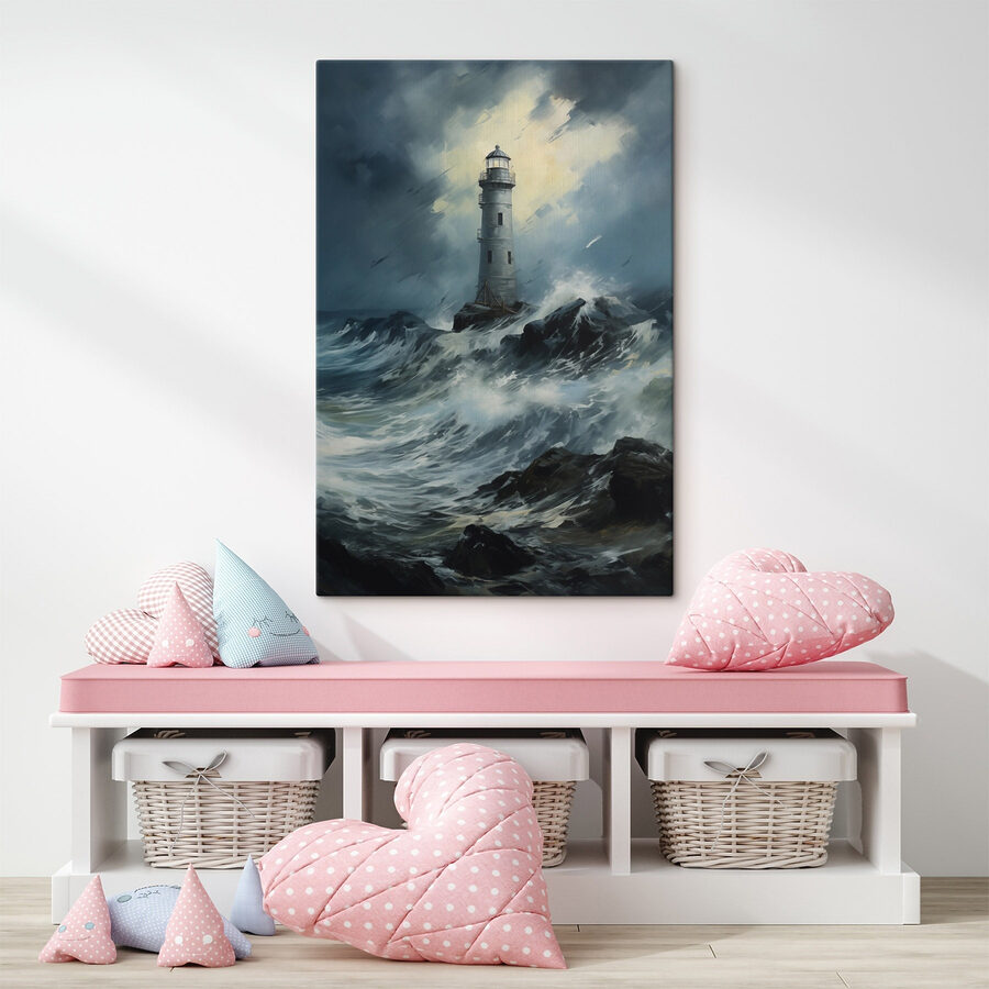 Latarnia morska na oceanie