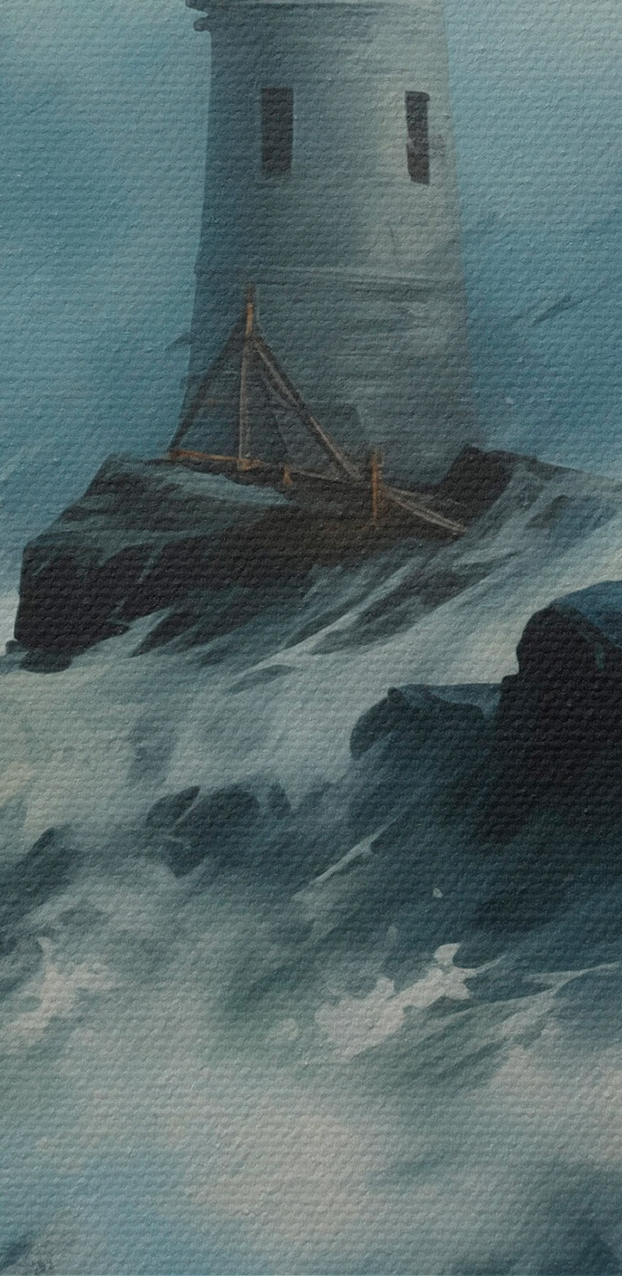 Latarnia morska na oceanie