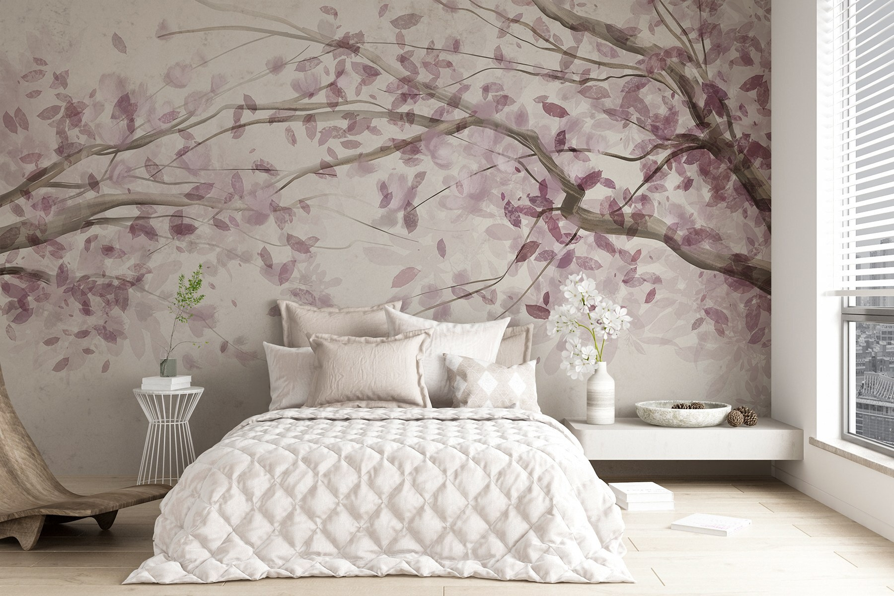 Tree with purple leaves