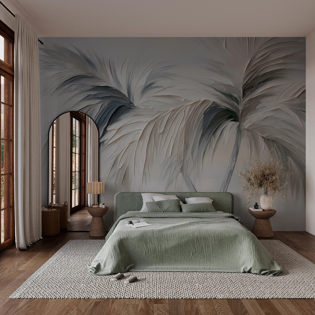 Painting of palm trees