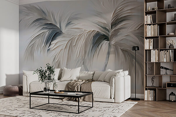 Painting of palm trees
