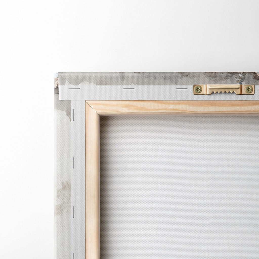 Watercolor painting of a house with a tree and a door