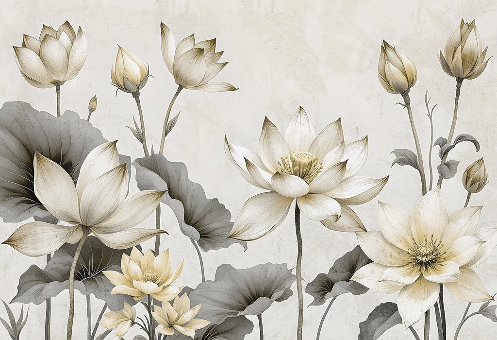 Beautiful blooms in soft hues