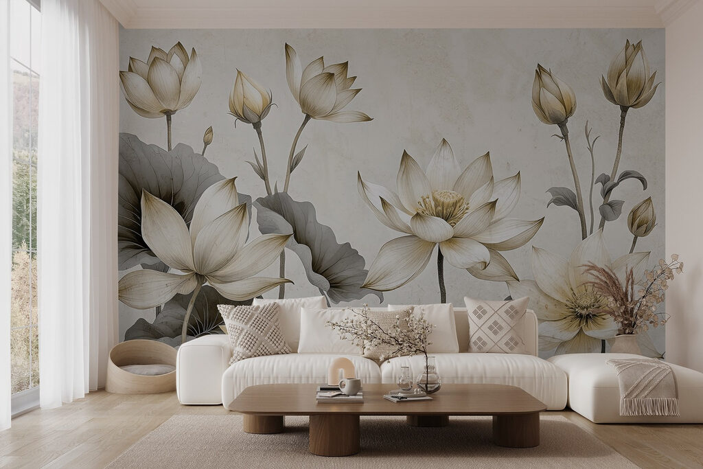 Beautiful blooms in soft hues