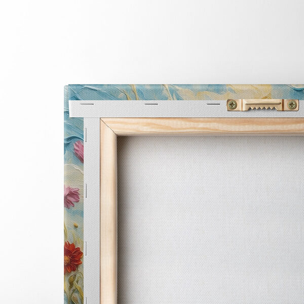 Painting of flowers and grass