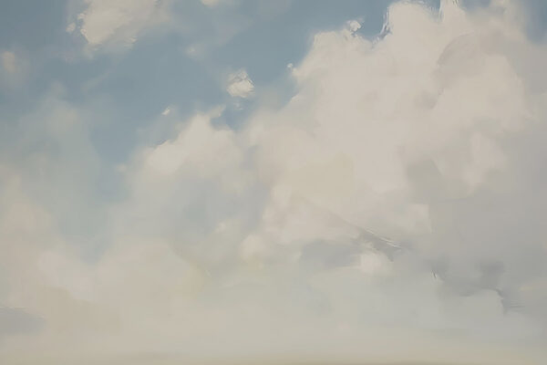 Blue sky with white clouds