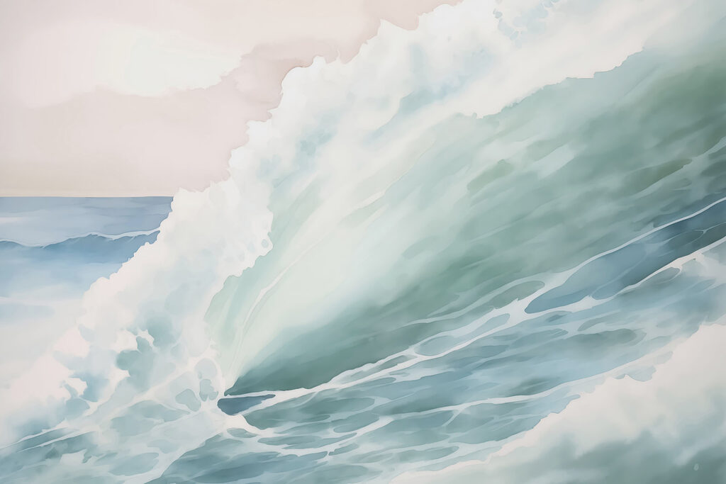 Duża fala na oceanie Duża fala na oceanie