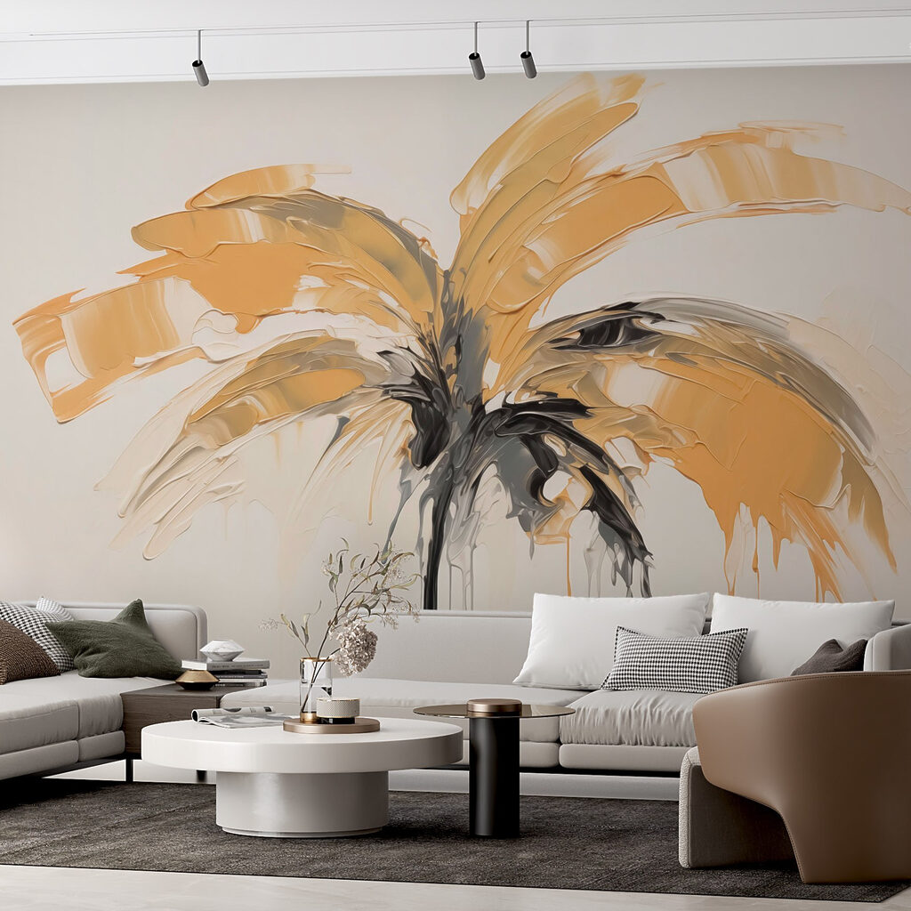 Painting of a palm tree